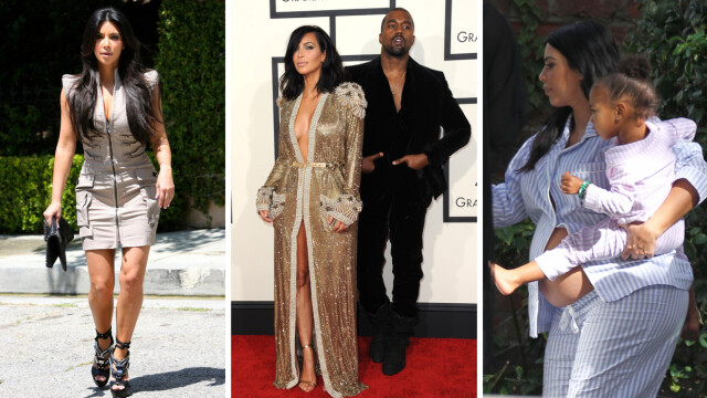 SKAL KOMME I FORM: Etter å ha blitt mamma to ganger i løpet av knappe tre år, er Kim Kardashian klar for å finne tilbake til sin «gamle» kropp. Her er hun fotografert sommeren 2010, på Grammy Awards med ektemannen Kanye West i februar 2015 og høygravid høsten 2015 - med datteren North på armen. Foto: ©2010 Phil Ramey/RameyPix/Corbis/ NTB Scanpix SKAL KOMME I FORM: Etter å ha blitt mamma to ganger i løpet av knappe tre år, er Kim Kardashian klar for å finne tilbake til sin «gamle» kropp. Her er hun fotografert sommeren 2010, på Grammy Awards med ektemannen Kanye West i februar 2015 og høygravid høsten 2015 - med datteren North på armen. Foto: ©2010 Phil Ramey/RameyPix/Corbis/ NTB Scanpix